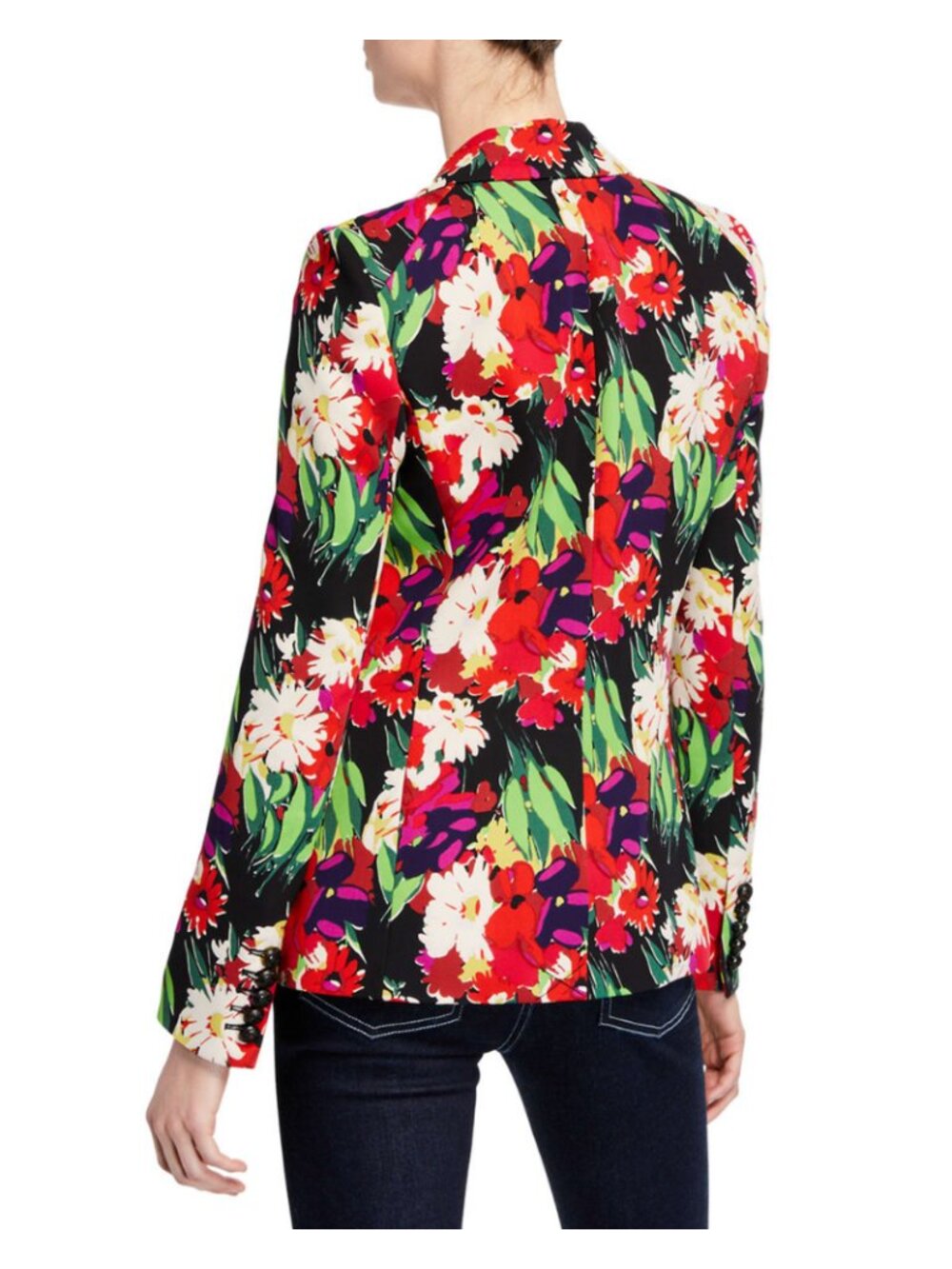 Veronica Beard Miller Floral Double-Breasted Dickey Jacket. Sz 2 - Picture 4 of 8